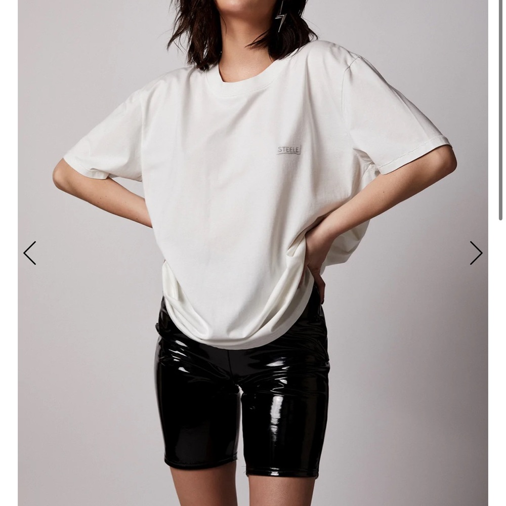 STEELE LATEX BIKER SHORTS🖤